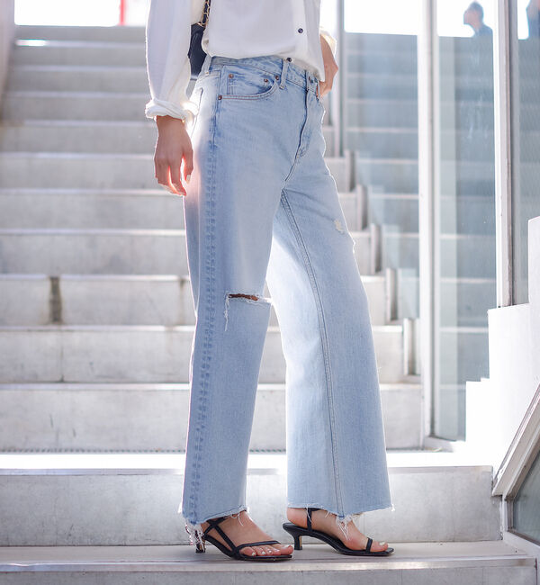 Rouge vif「【REMME/レメ】アシンメトリーストラップサンダル」|サンダル|