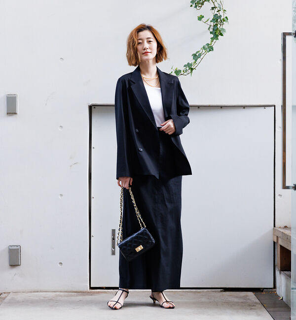 Rouge vif「麻混ライトダブルジャケット」|その他|