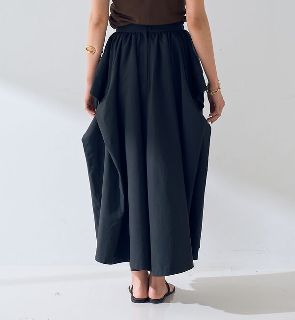 Rouge vif「ギャザーサイドデザイン ロングスカート」|スカート|