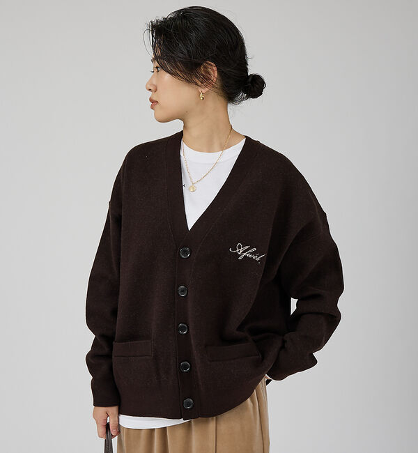 Rouge vif「【ST.JOHNS 3RD CLUB/セントジョンズサードクラブ】ロゴカーディガ」|カーディガン|