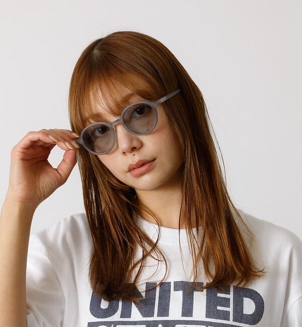 Rouge vif「【LE FOON / ルフォーン】 Mont Blanc  Cream/ラウンド」|メガネ|