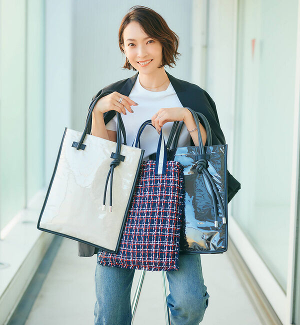 qualite「【エディター高橋志津奈 &times; qualite】2WAY PCトートバッグ」|トートバッグ|