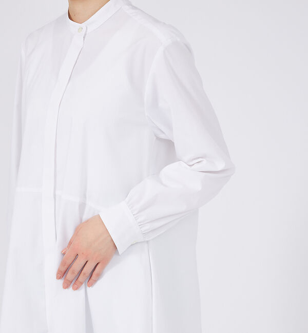 qualite「イレギュラーヘムシャツワンピース」|ワンピース|