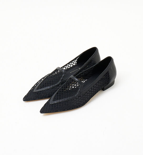 AU BANNISTER「メッシュポインテッドフラットパンプス」|パンプス|