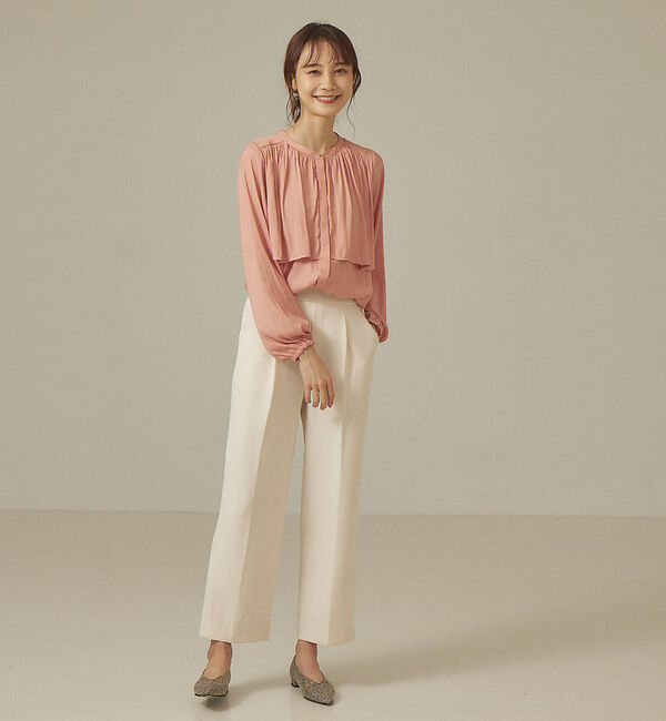 abahouse mavie「【感嘆パンツ】セミワイドパンツ」|スラックス|