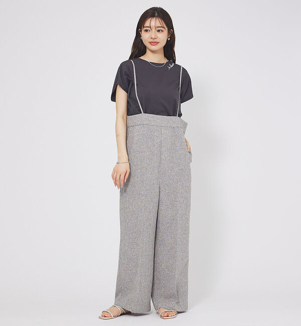 abahouse mavie「刺繍ロゴTシャツ」|Tシャツ・カットソー|