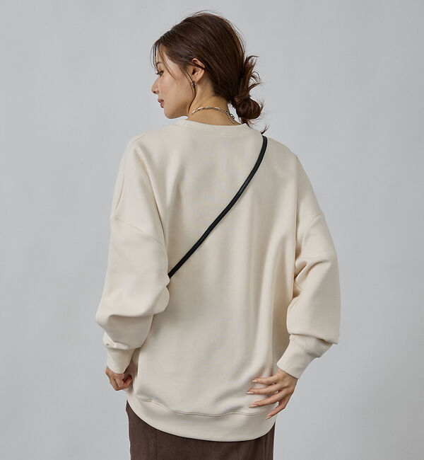 abahouse mavie「シルキーダンボールロゴプルオーバー」|スウェット・ジャージ|