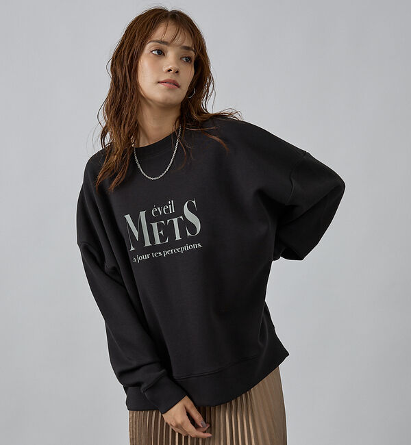 abahouse mavie「シルキーダンボールロゴプルオーバー」|スウェット・ジャージ|