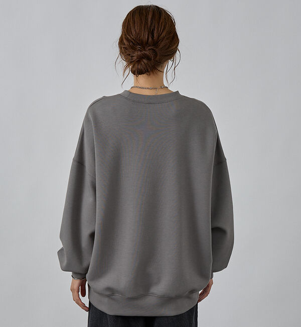 abahouse mavie「シルキーダンボールロゴプルオーバー」|スウェット・ジャージ|