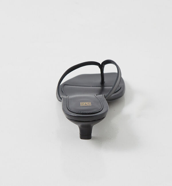 The Store by C' 「【TOTEME】THE FLIP-FLOP HEEL BLACK/ブラックサンダ」|サンダル|