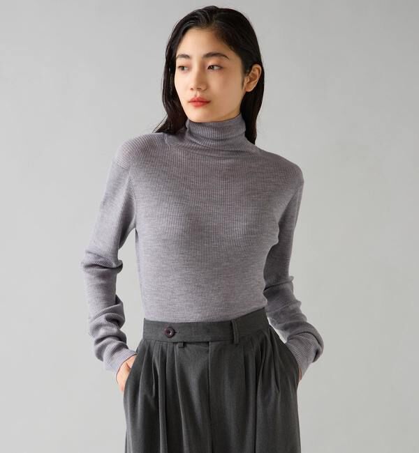 TIARA「ハイゲージリブニット」|ニット・セーター|