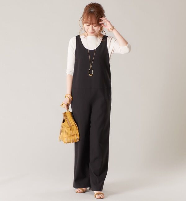 Liesse「ストレッチつなぎ」|オールインワン|