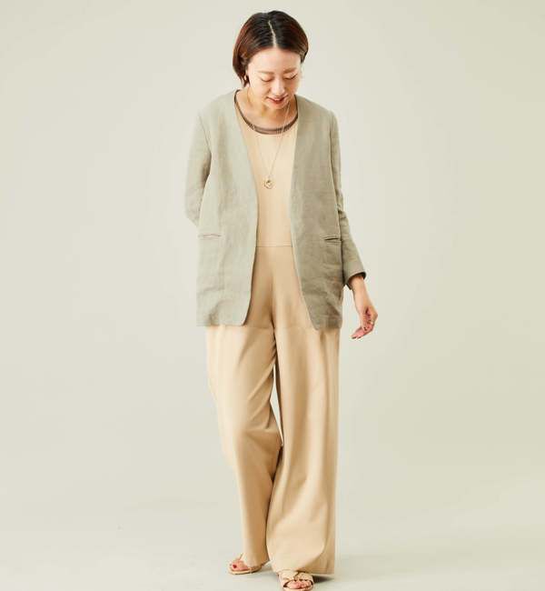 Liesse「ストレッチつなぎ」|オールインワン|