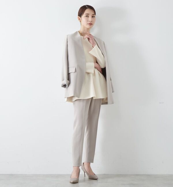 Liesse「ペプラムニットトップス」|ニット・セーター|