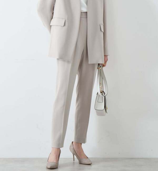 Liesse「タックパンツ（セットアップ対応可）」|その他|グレージュ