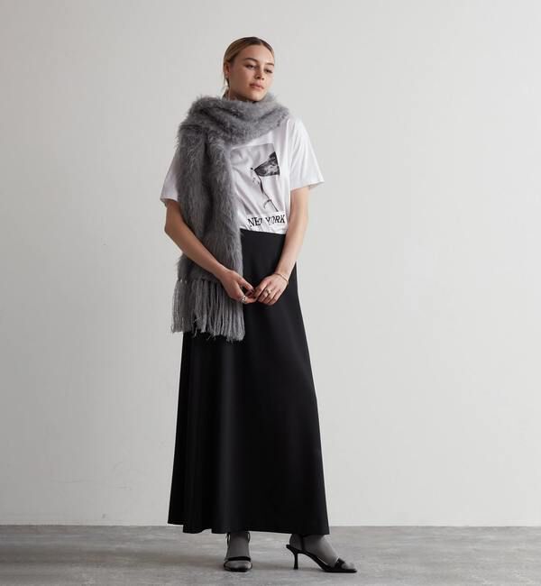 Liesse「Aラインスカート」|スカート|ブラック