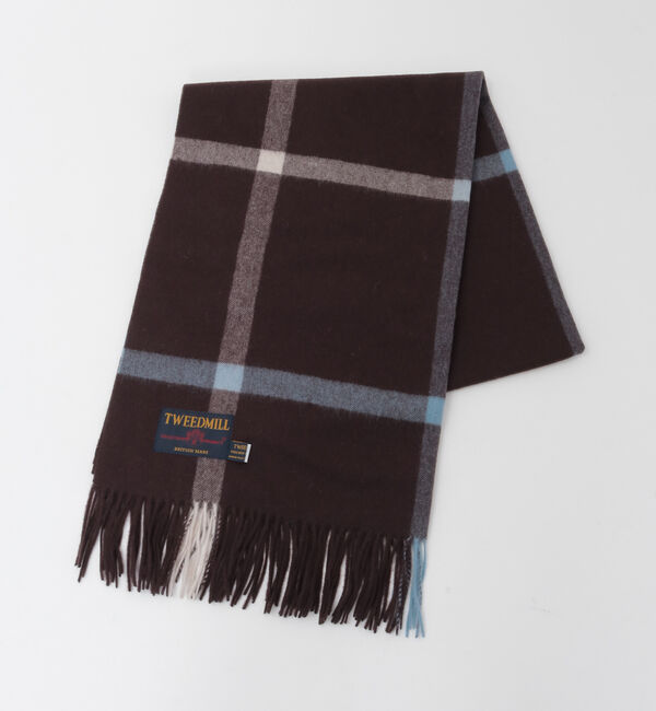 Liesse「【TWEEDMILL/ツイードミル】ストール（70-190-WP）」|ストール|ブラウン
