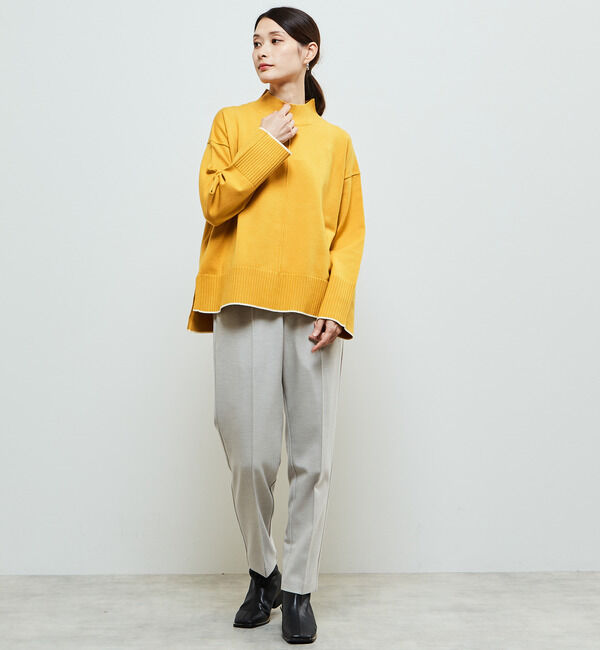 Soffitto「【定番】ライン入りハイネックニット」|ニット・セーター|