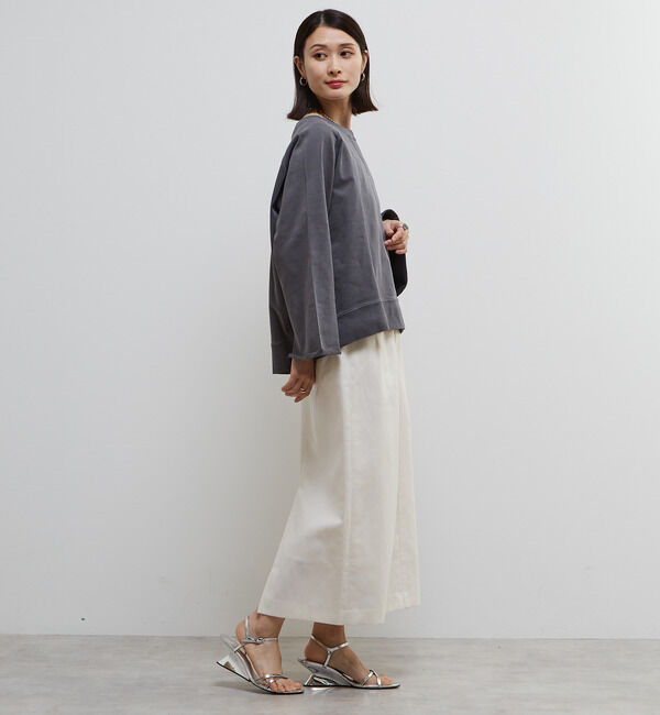 Soffitto「「Soffitto」ピスネーム付きピグメント加工スウェット」|スウェット・ジャージ|