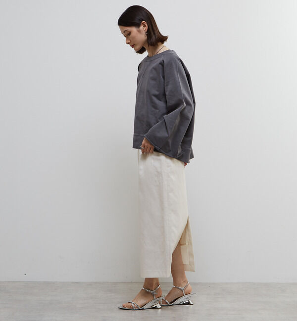 Soffitto「「Soffitto」ピスネーム付きピグメント加工スウェット」|スウェット・ジャージ|