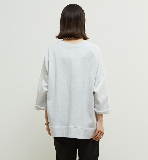 Soffitto「「Soffitto」ピスネーム付きピグメント加工スウェット」|スウェット・ジャージ|