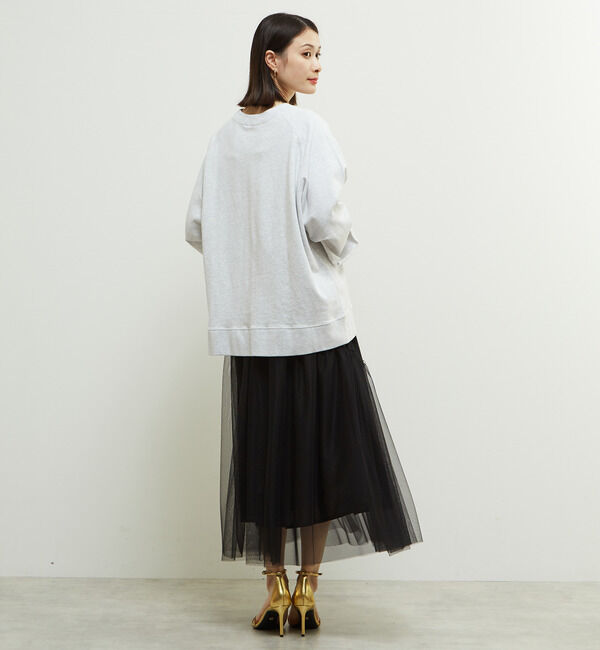 Soffitto「「Soffitto」ピスネーム付きピグメント加工スウェット」|スウェット・ジャージ|