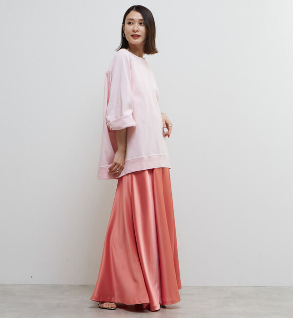 Soffitto「「Soffitto」ピスネーム付きピグメント加工スウェット」|スウェット・ジャージ|