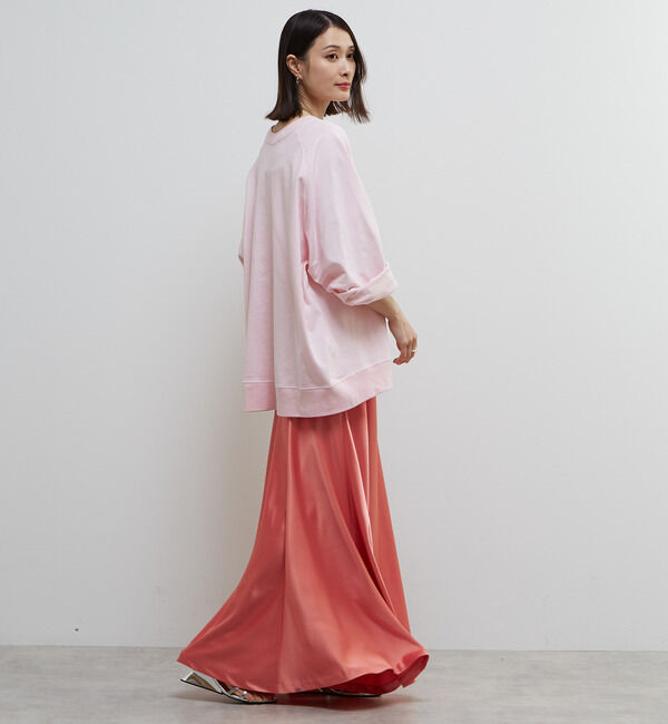 Soffitto「「Soffitto」ピスネーム付きピグメント加工スウェット」|スウェット・ジャージ|