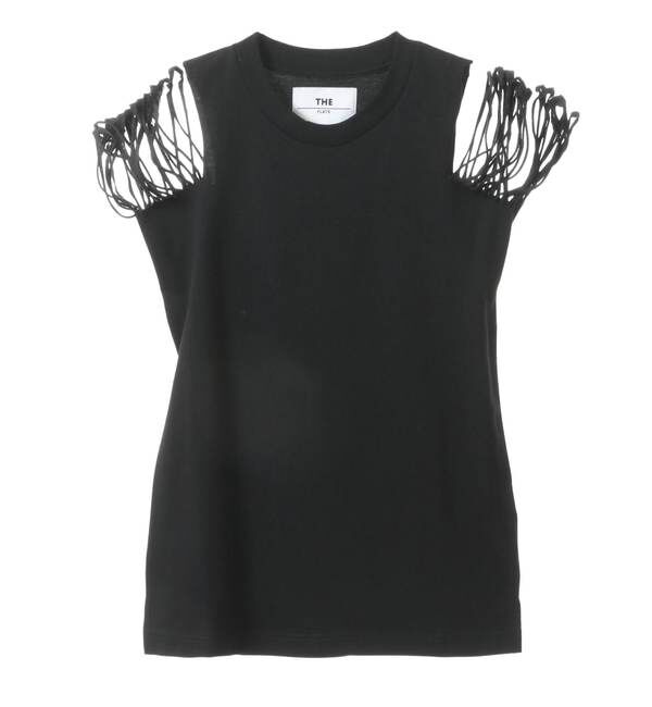 A_「【THE FLATS/ザフラッツ】CUT OFF SLEEV T」|Tシャツ・カットソー|