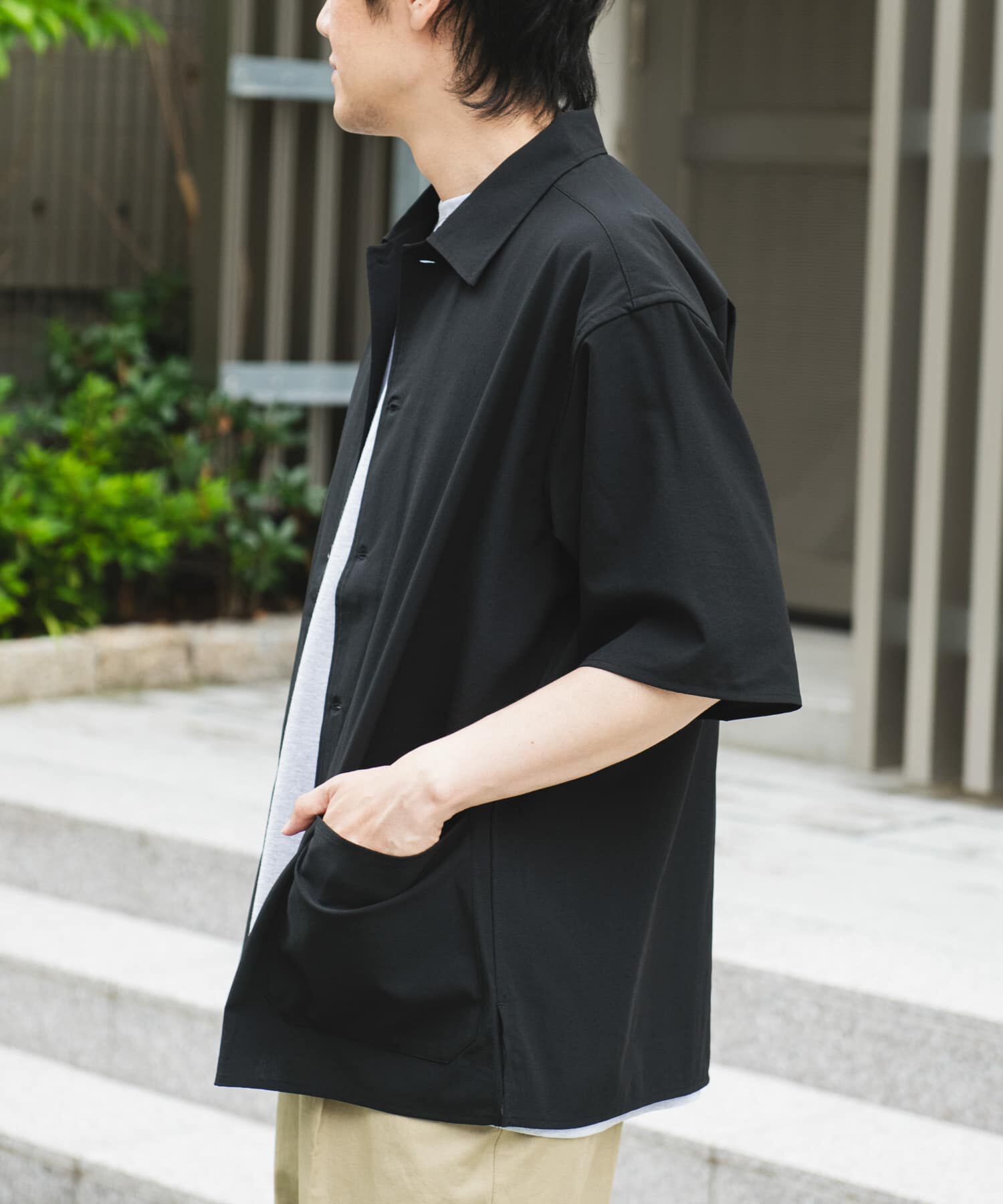 URBAN RESEARCH DOORS「『XLサイズ/WEB限定』『UR TECH DRYLUXE』SHORT-SLEEVE SHIRTS」|シャツ・ブラウス|