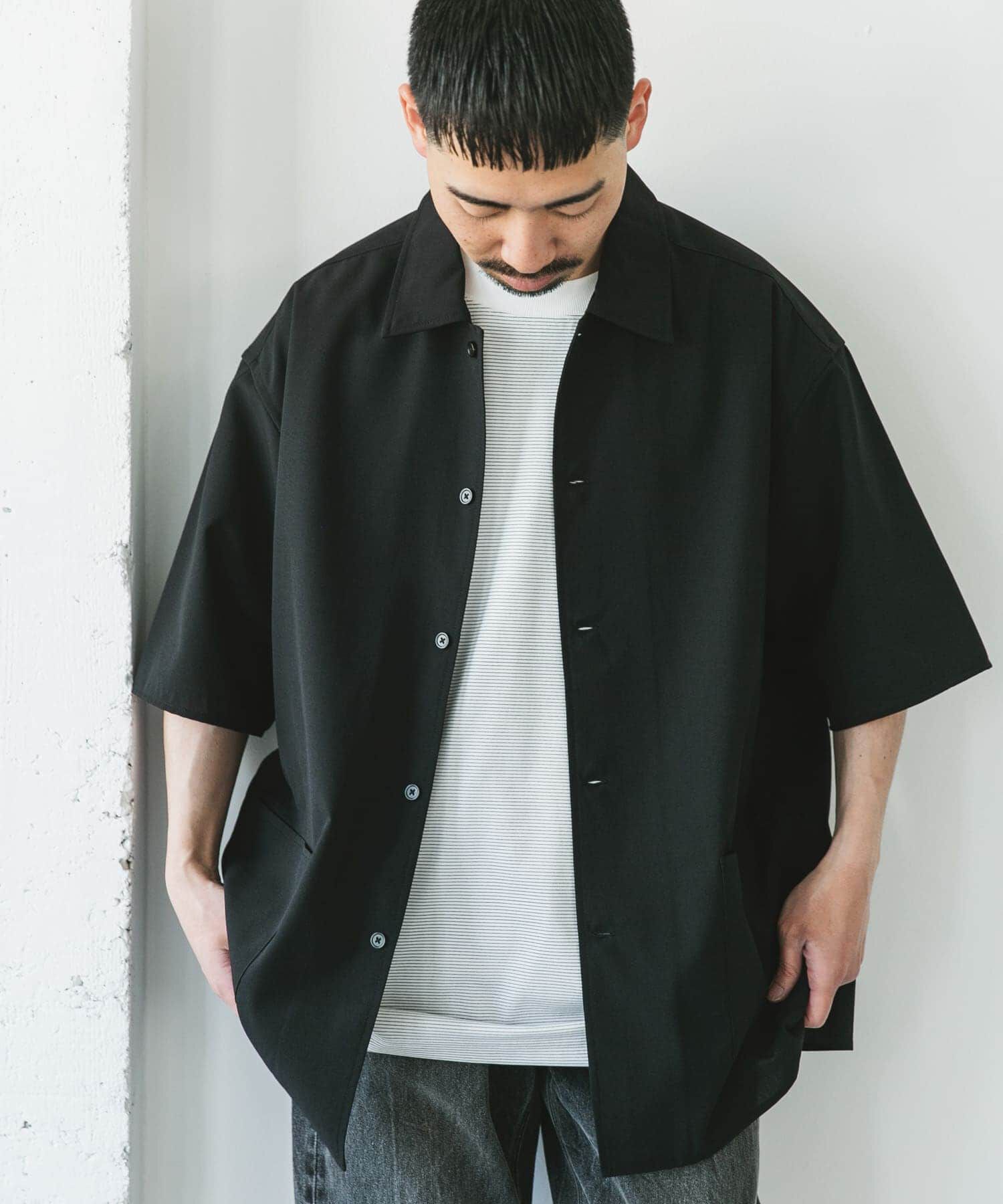 URBAN RESEARCH DOORS「『XLサイズ/WEB限定』『UR TECH DRYLUXE』SHORT-SLEEVE SHIRTS」|シャツ・ブラウス|