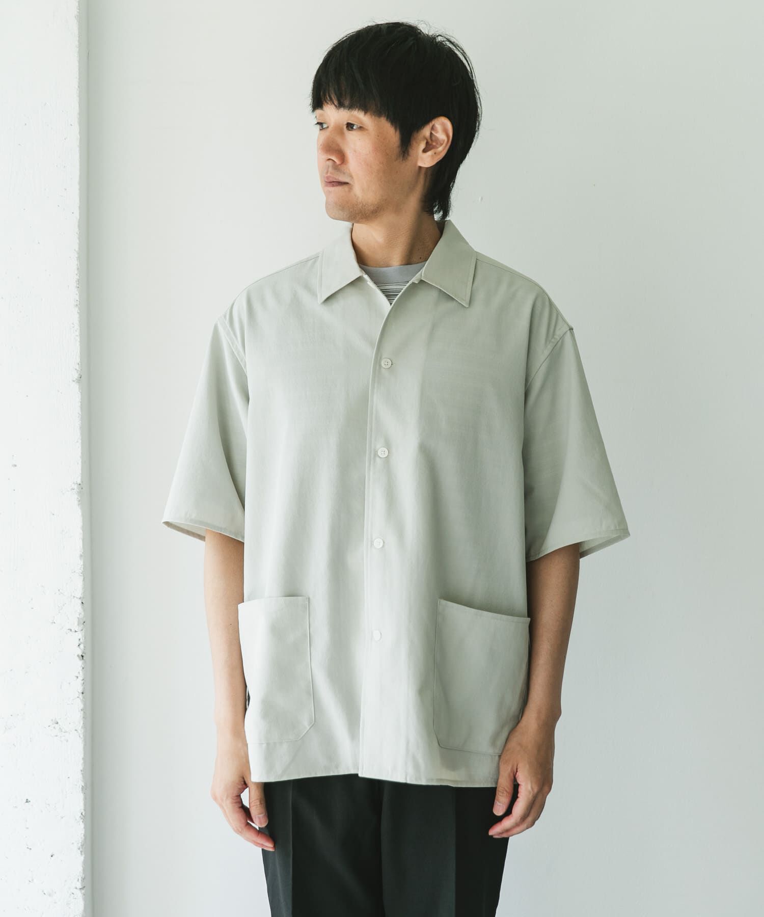 URBAN RESEARCH DOORS「『XLサイズ/WEB限定』『UR TECH DRYLUXE』SHORT-SLEEVE SHIRTS」|シャツ・ブラウス|