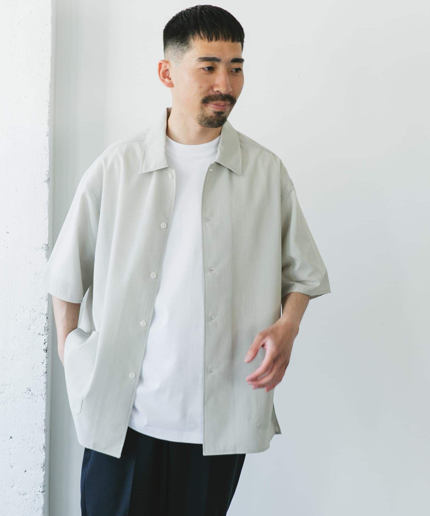 URBAN RESEARCH DOORS「『XLサイズ/WEB限定』『UR TECH DRYLUXE』SHORT-SLEEVE SHIRTS」|シャツ・ブラウス|