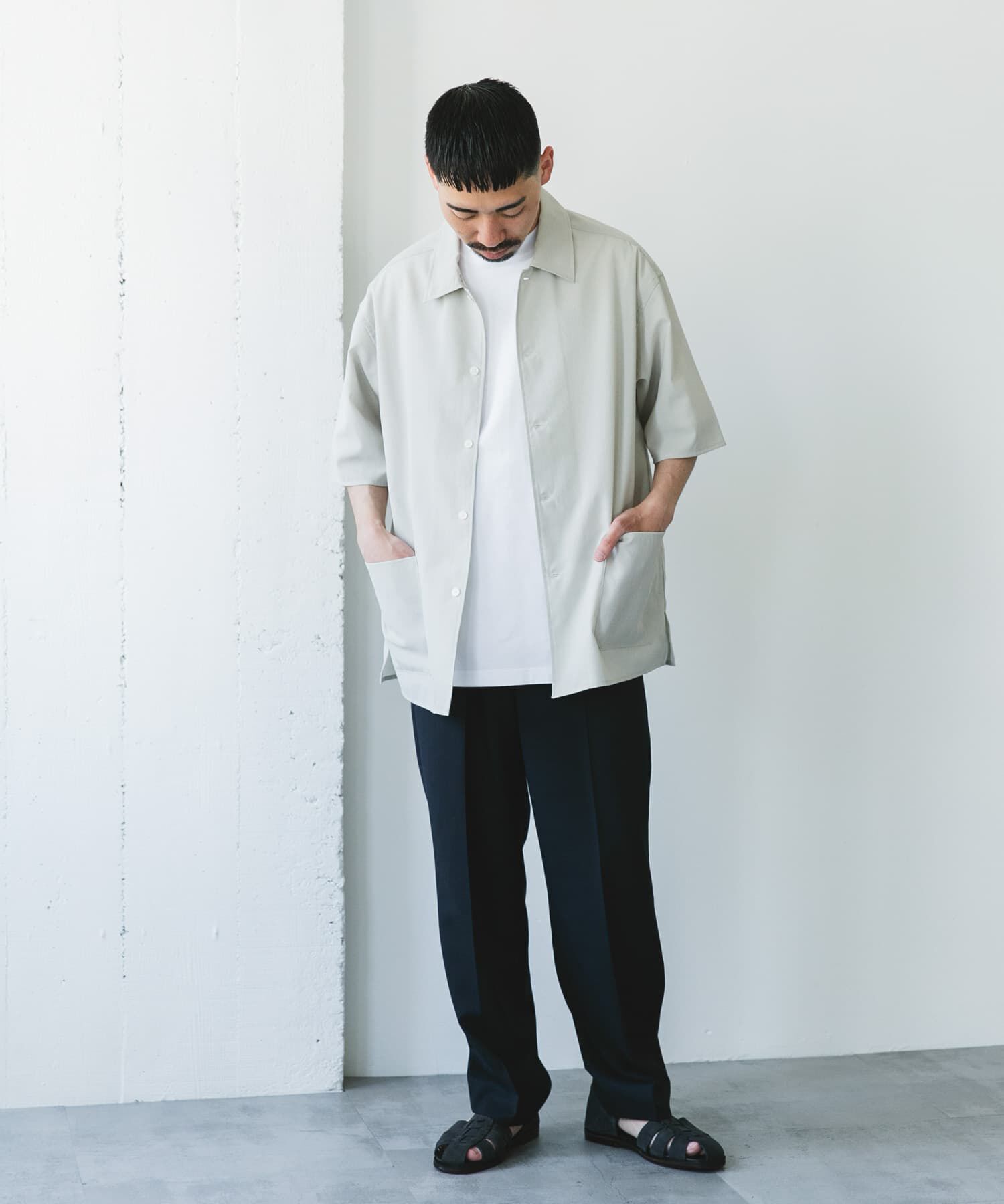 URBAN RESEARCH DOORS「『XLサイズ/WEB限定』『UR TECH DRYLUXE』SHORT-SLEEVE SHIRTS」|シャツ・ブラウス|