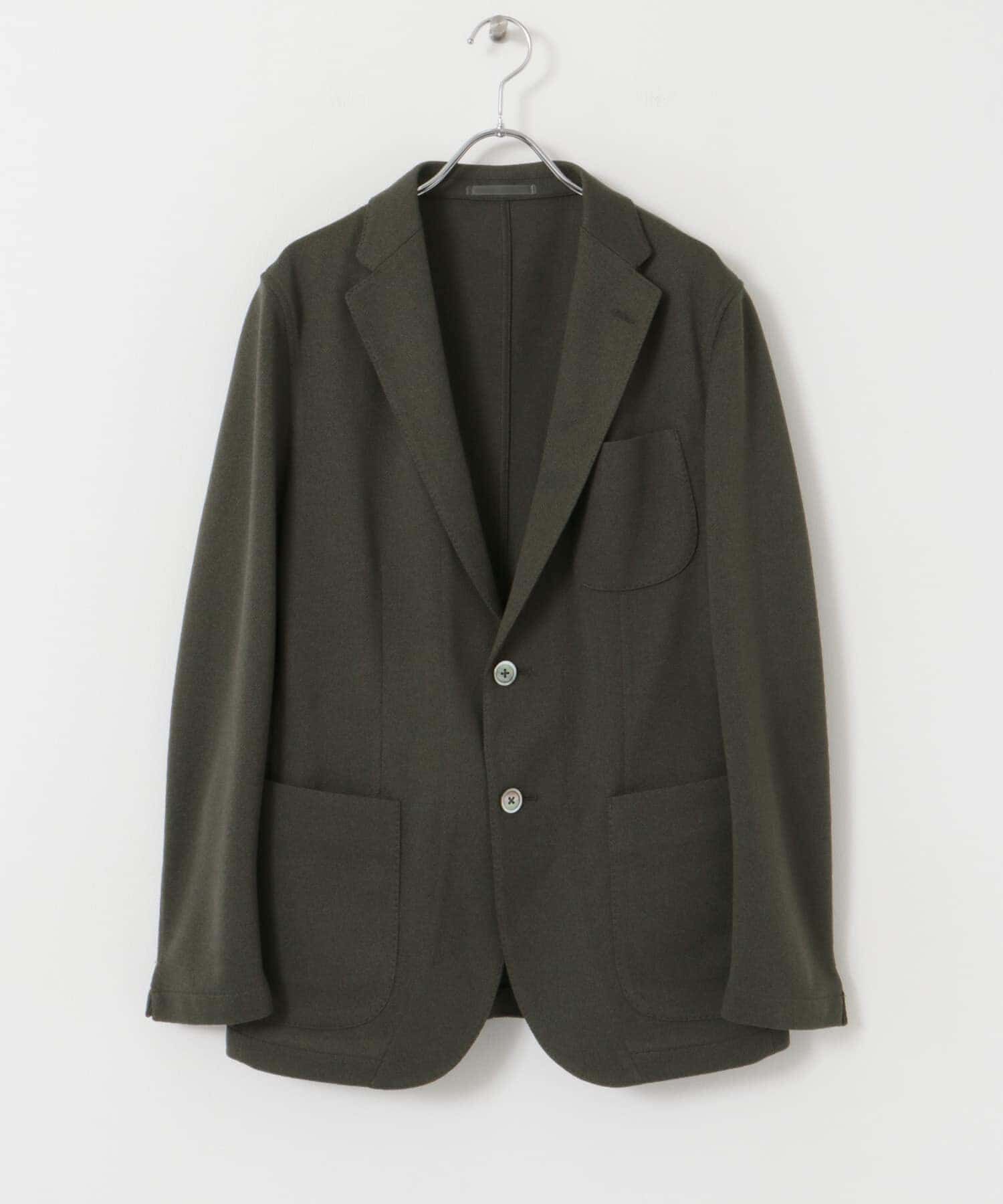 URBAN RESEARCH DOORS「『イージーケア/防シワ/速乾』LIFE STYLE TAILOR　メランジニットイージーJK」|その他|カーキ