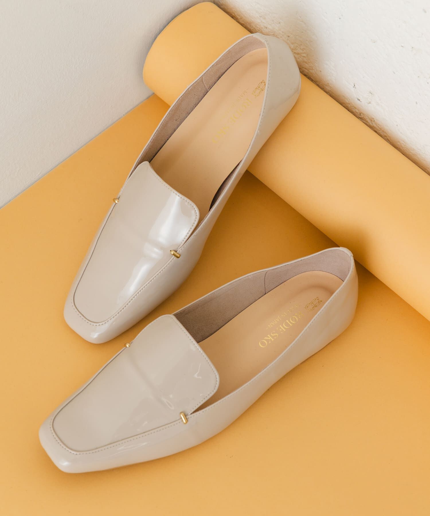 RODE SKO「『MADE IN JAPAN』スクエアトゥプチメタルローファー」|ローファー|グレー系その他