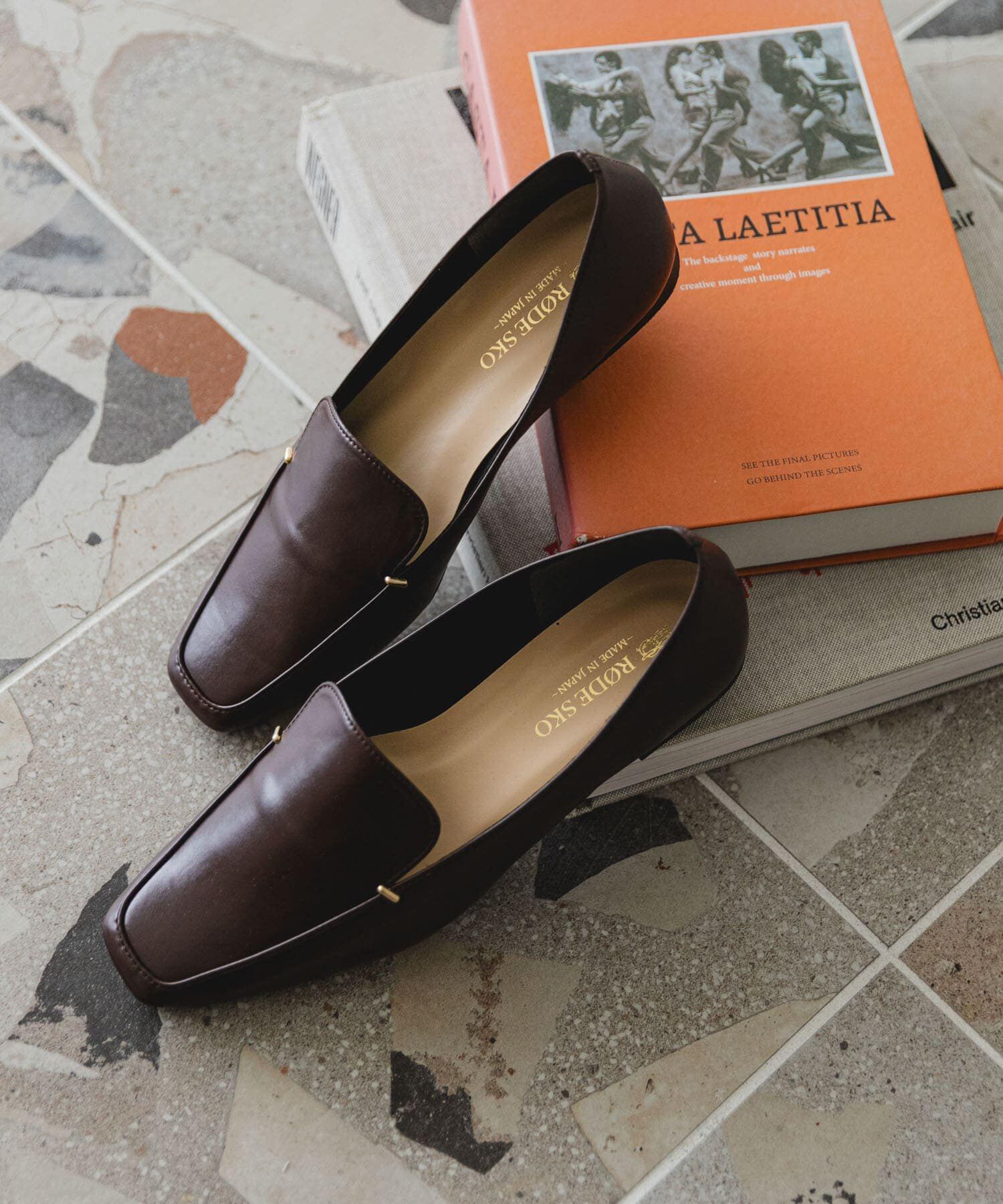 RODE SKO「『MADE IN JAPAN』スクエアトゥプチメタルローファー」|ローファー|