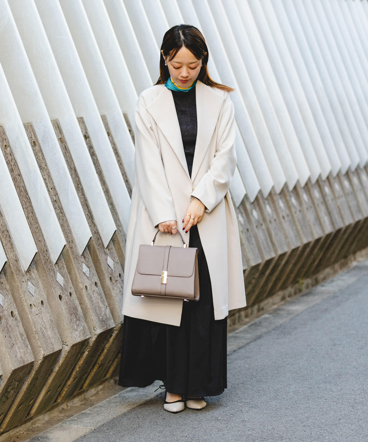 RODE SKO「サブバッグ付フラップハンドバッグ」|ハンドバッグ|