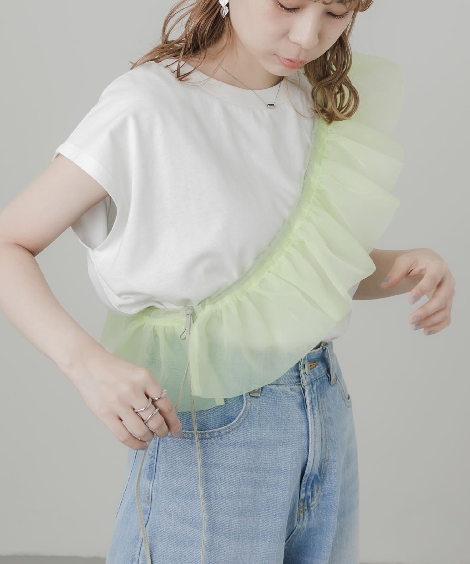 SMELLY「オーガンジースマホショルダー」|モバイルケース|