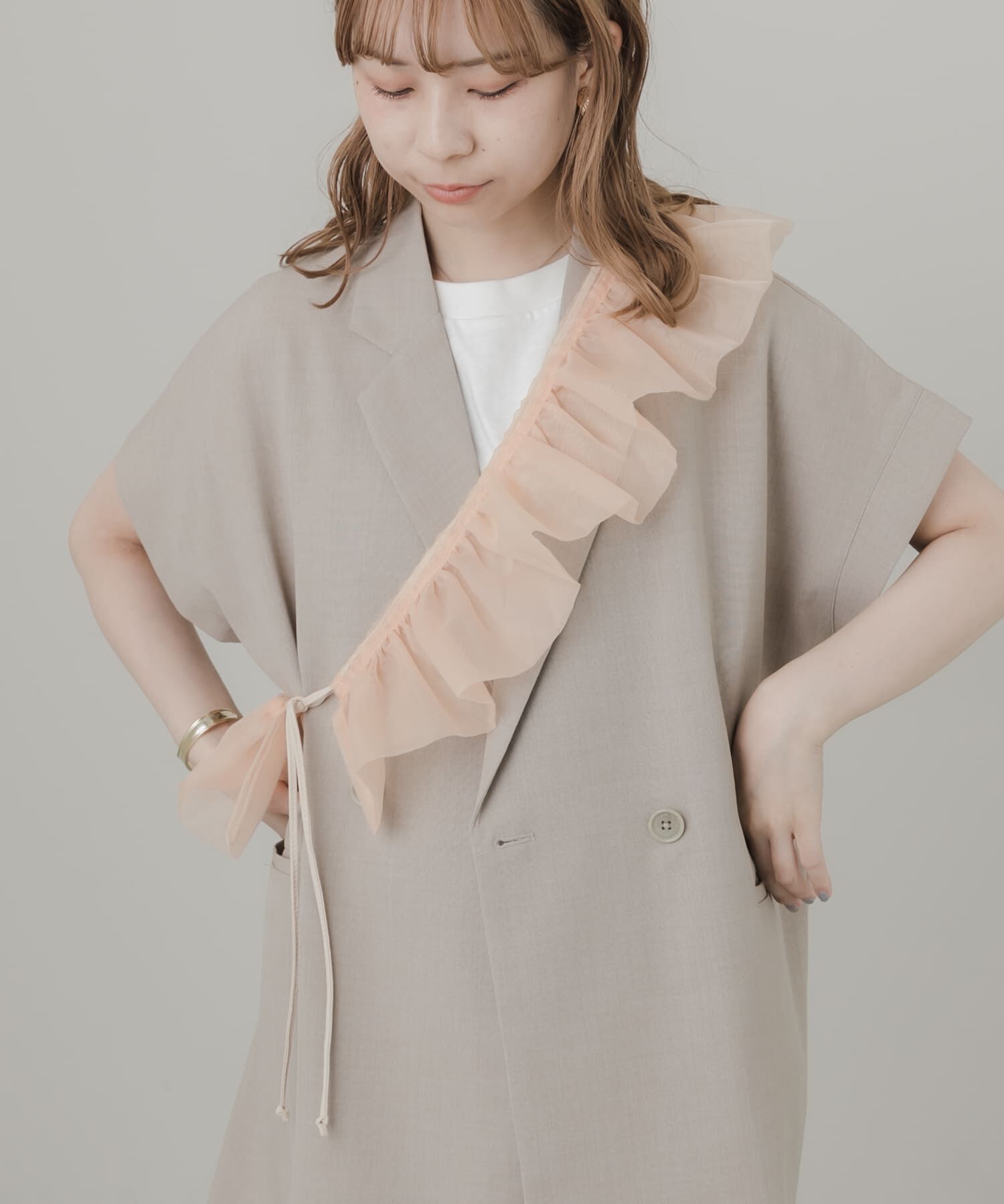 SMELLY「オーガンジースマホショルダー」|モバイルケース|