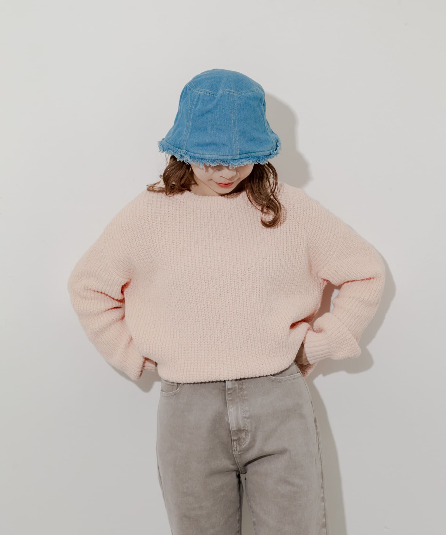 SMELLY「デニムフリンジハット」|ハット|