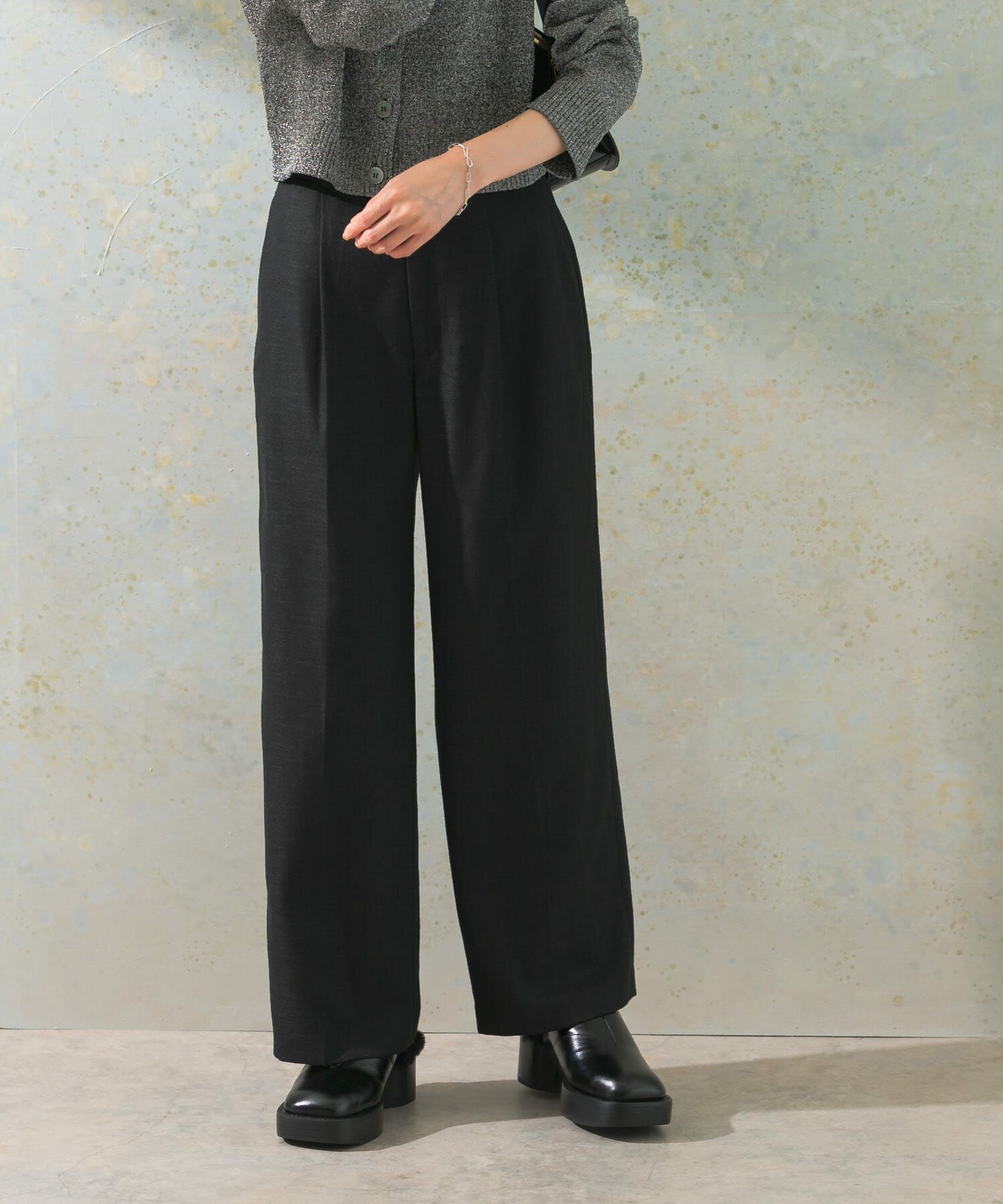 URBAN RESEARCH ROSSO「ハイウエストツイードワイドパンツ」|その他|