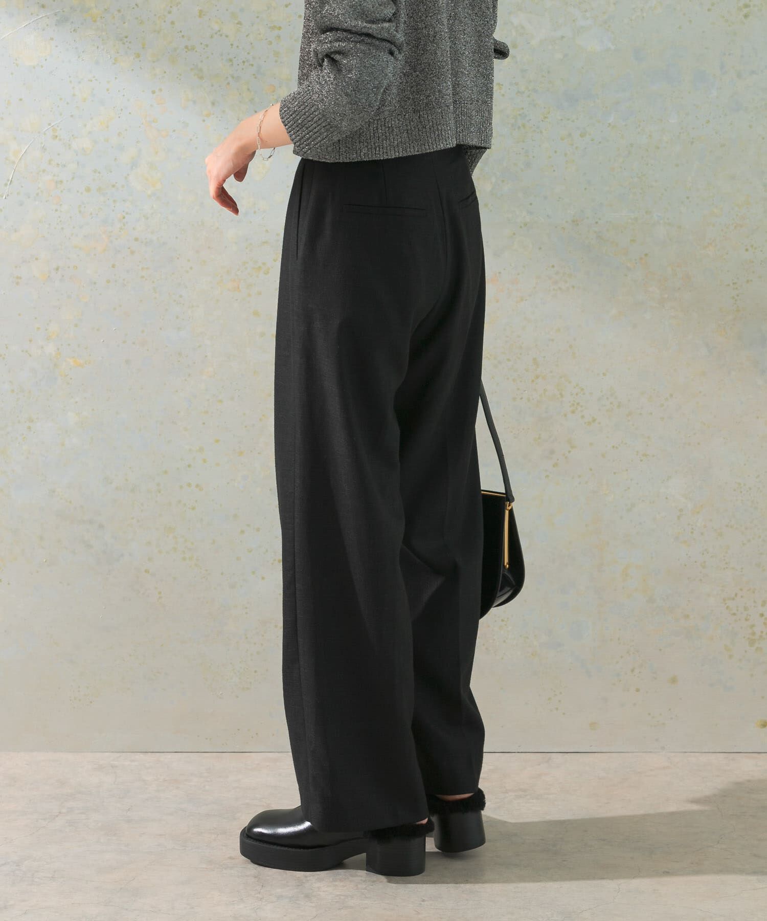 URBAN RESEARCH ROSSO「ハイウエストツイードワイドパンツ」|その他|