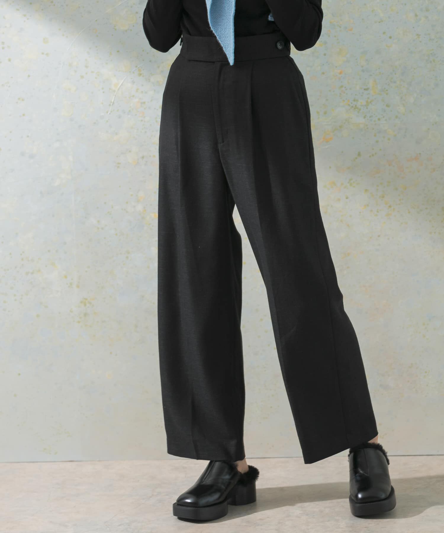 URBAN RESEARCH ROSSO「ハイウエストツイードワイドパンツ」|その他|