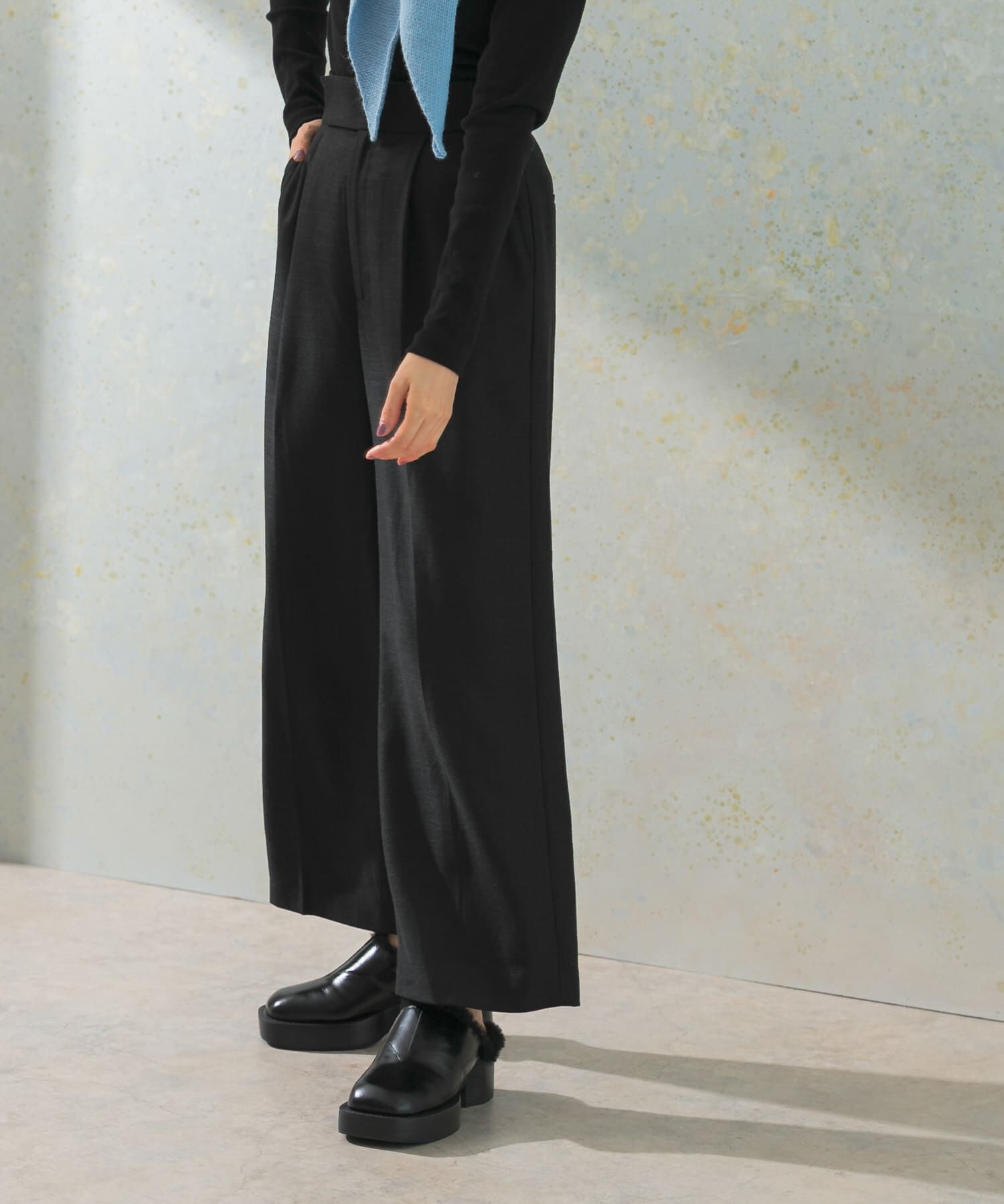 URBAN RESEARCH ROSSO「ハイウエストツイードワイドパンツ」|その他|