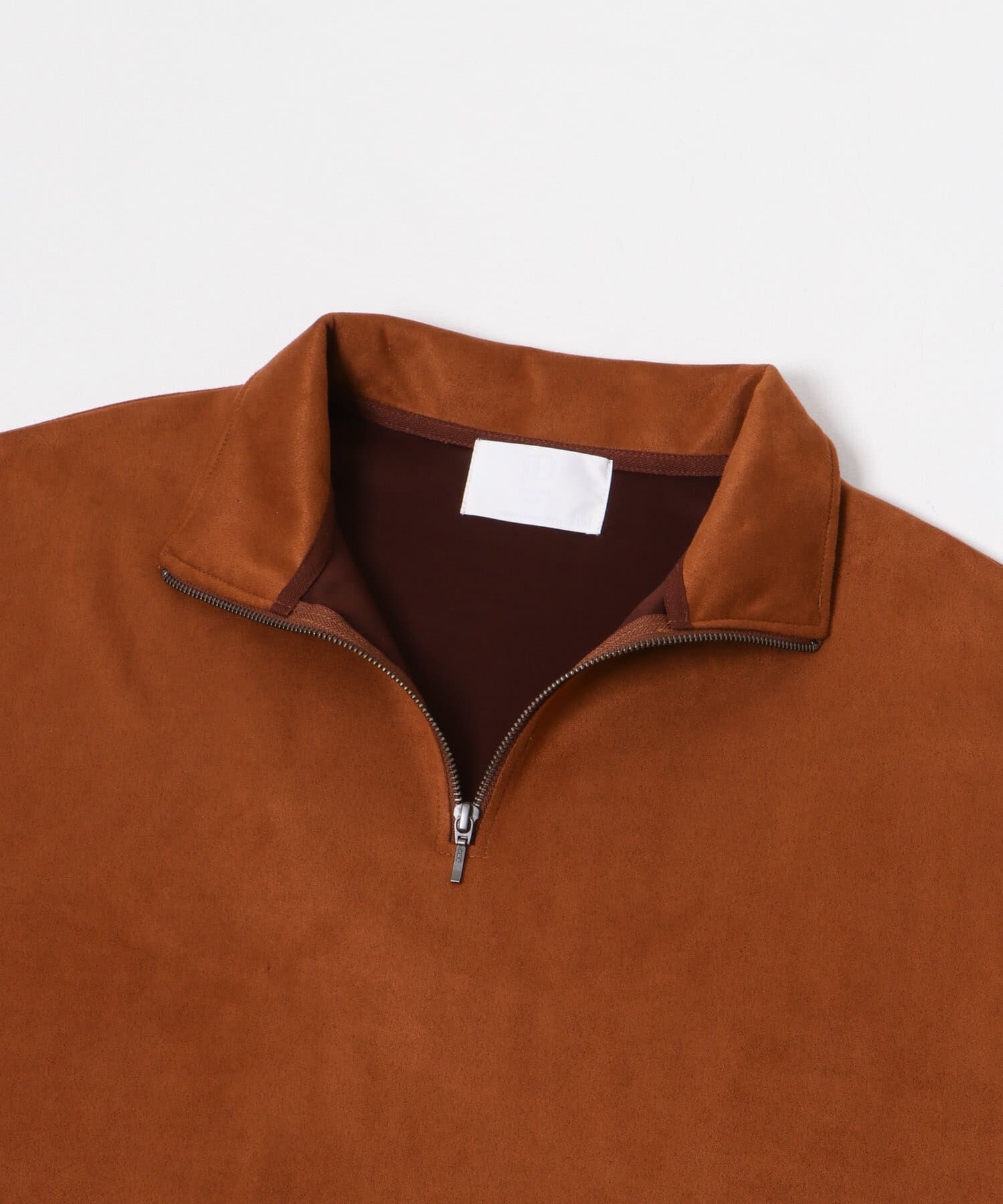 URBAN RESEARCH「URBAN RESEARCH iD　フェイクスエードハーフZIPプルオーバー」|Tシャツ・カットソー|