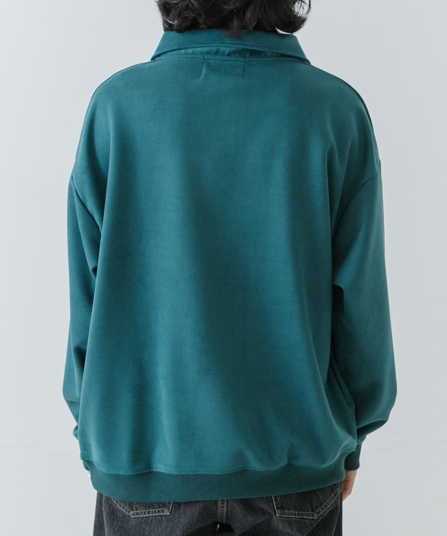 URBAN RESEARCH「URBAN RESEARCH iD　フェイクスエードハーフZIPプルオーバー」|Tシャツ・カットソー|