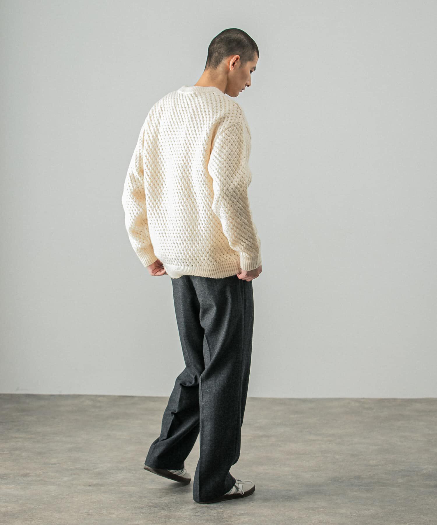 URBAN RESEARCH「ウールアクリルメッシュニット」|ニット・セーター|