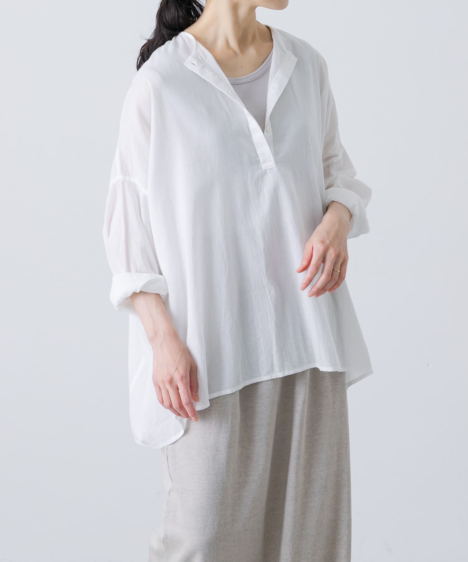 かぐれ ボイルワイドプルオーバー コットン ブラウス ボイルワイドプルオーバー（かぐれ）｜ルミネのファッション通販