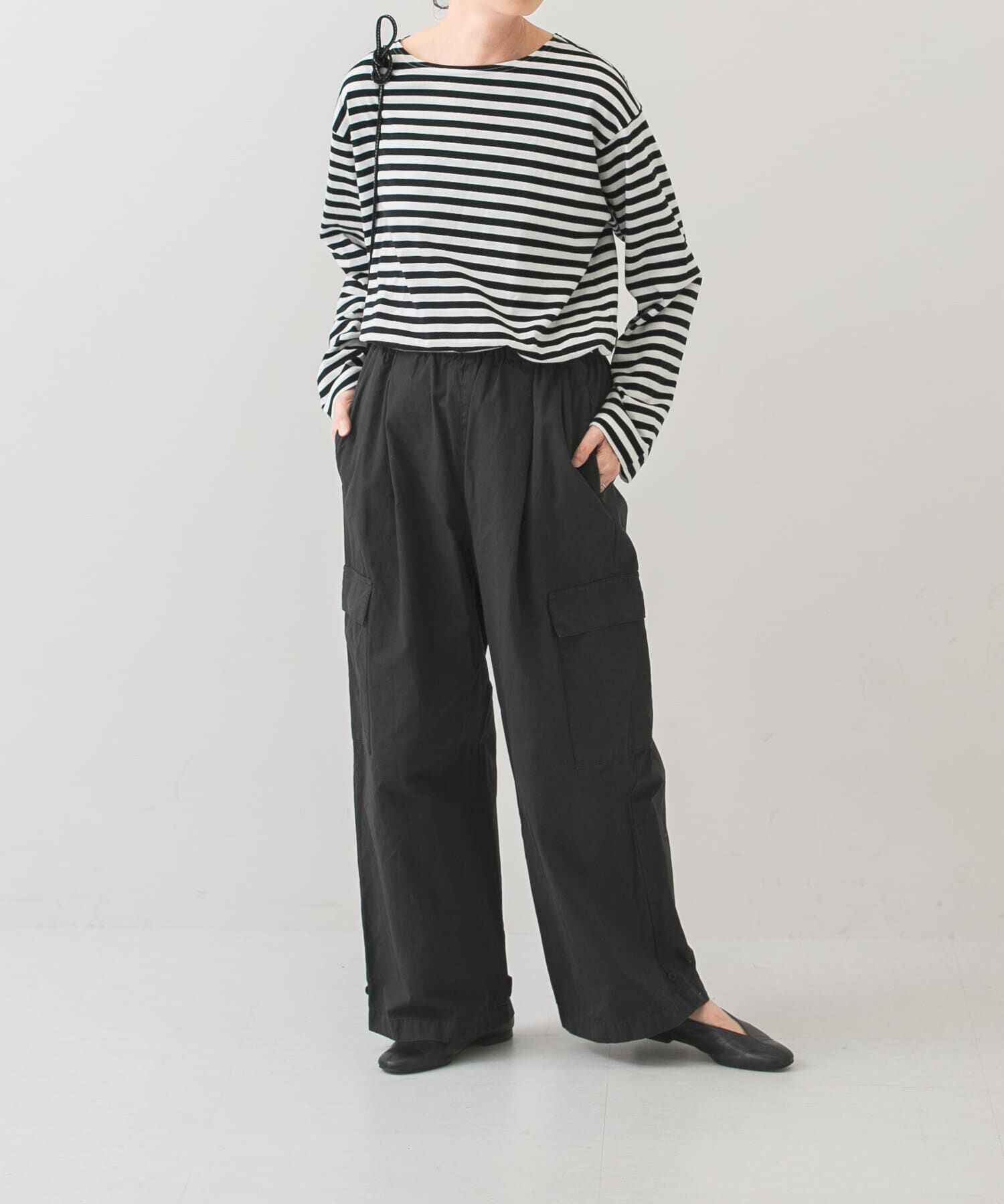 美品　かぐれ インクブラック ユーティリティイージーパンツ ユーティリティーイージーパンツ（かぐれ）｜ルミネのファッション通販